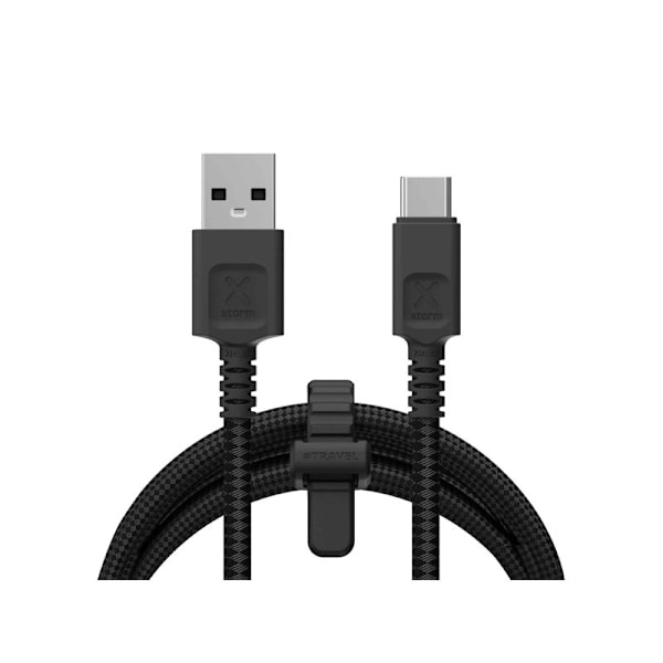 Xtorm Next Gen USB-A / USB-C kabel 3m Svart