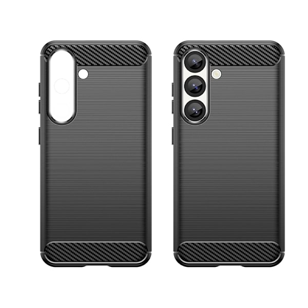Telefontaske til Google Pixel 10 Carbon Silicone - Sort Svart