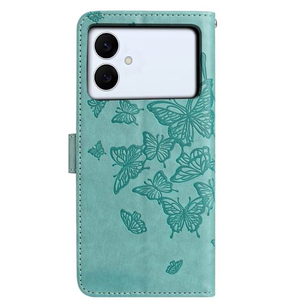 Samsung Galaxy S26 Edge Plånboksfodral Konstläder Flip Skydd - Grön