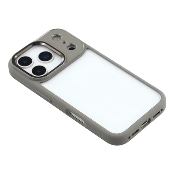 FULEXIN Mobilskal till iPhone 17 Pro Crystal Clear + TPU - Titangrå Grå