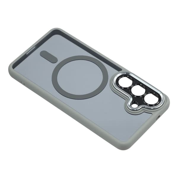 Mobilskal för Samsung Galaxy S26 Magnetiskt TPU + Akryl - Grå