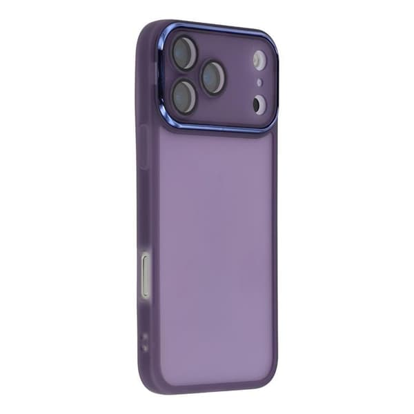Mobilskal till iPhone 17 Pro Electroplated Kameraram - Lila Lila
