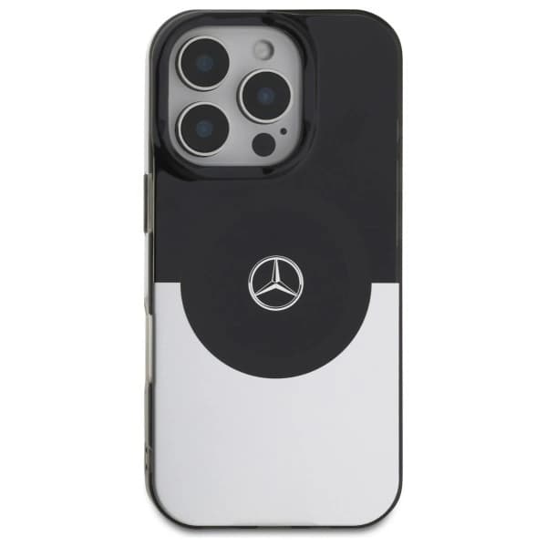 Mercedes Mobilskal till iPhone 16 Pro MagSafe Double Layer BiColor - Silver