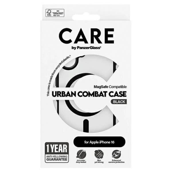 CARE Mobilskal till iPhone 16 MagSafe Flagship Urban Svart