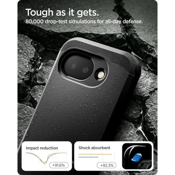 Spigen Mobilskal För Google Pixel 10A MagSafe Tough Armor - Svart Svart