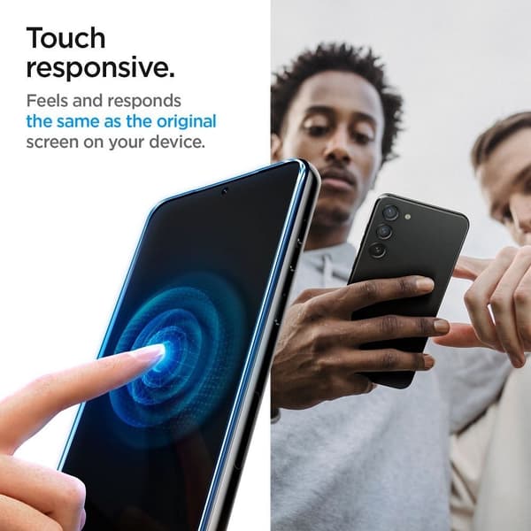 Spigen GLAS.TR „EZ FIT“ 2-pak til Samsung S23 gennemsigtig Transparent