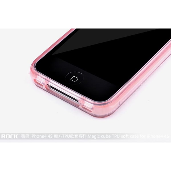 Rock Flexicase skydd till Apple iPhone 4 och 4S (Rosa) Rosa