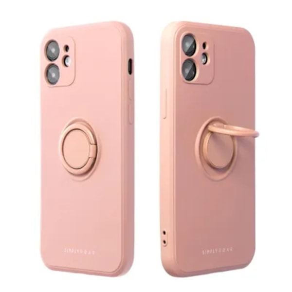 Roar iPhone 15 Plus Mobilskal Ringhållare Amber - Rosa