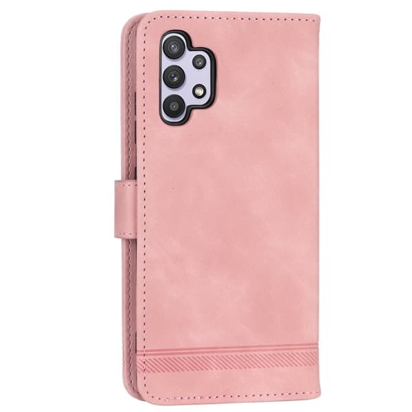 DIERFENG DF-03 Plånboksfodral för Samsung Galaxy A32 5G - Konstläder - Rosa