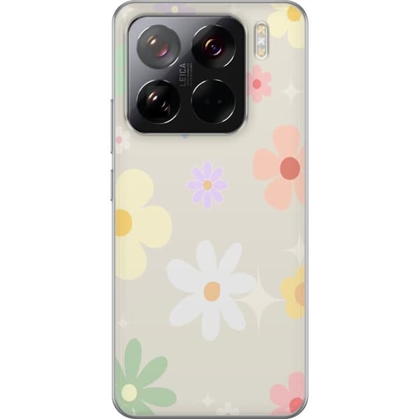 Mobilskal till Xiaomi 15 Pro med fejdande blommor