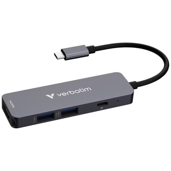Verbatim Hub USB-C/HDMI/USB-A 3.2/2.0 32155 - Aluminium