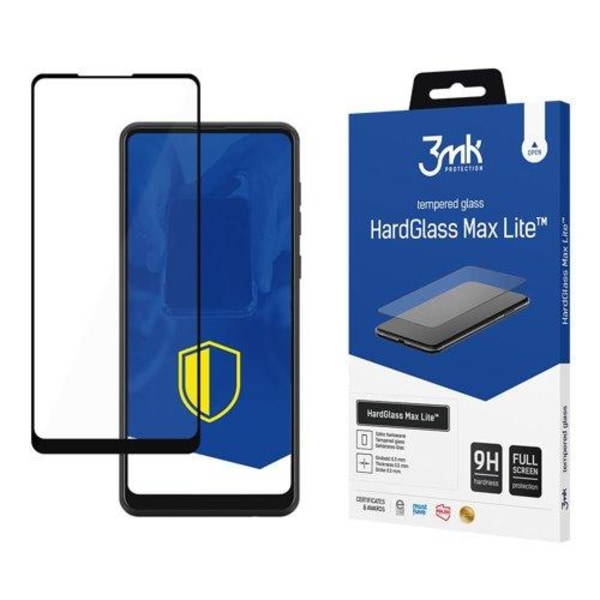 3MK Härdat Glas Skärmskydd Max Lite Galaxy A21s - Svart Svart