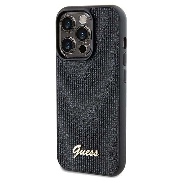 Guess telefontaske til iPhone 14 Pro MagSafe Disco Metal Script
