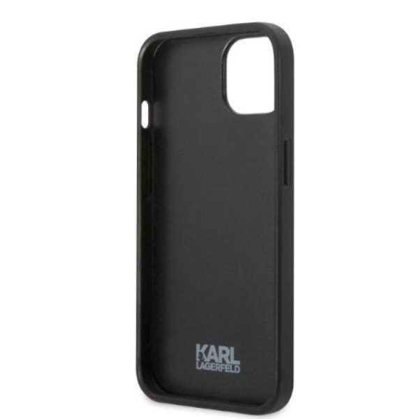 Karl Lagerfeld iPhone 13 Pro Skal Monogram Ikonik Patch - Sort