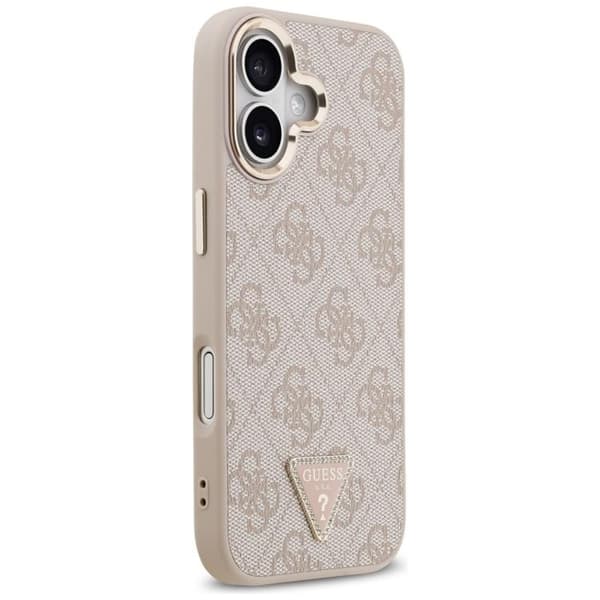 Guess telefonetui til iPhone 17 4G Big 4G Classic Logo - Brun Sølv Brun