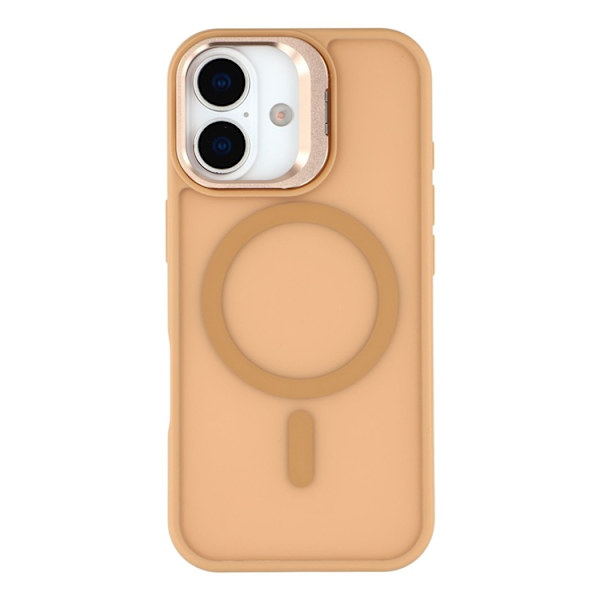 Mobilskal till iPhone 17 MagSafe Lins Kickstand - Guld Guld