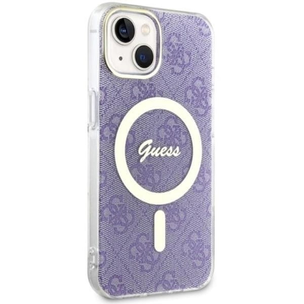 Guess iPhone 14 Mobilskal MagSafe - Lila