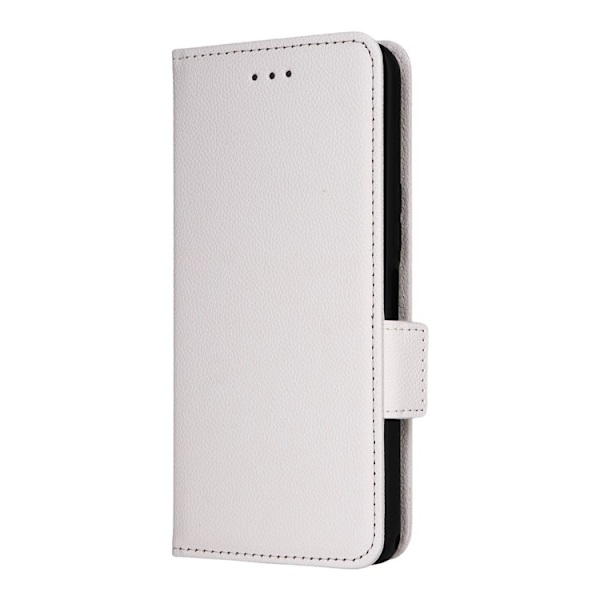 Sony Xperia 1 VII Plånboksfodral Litchi Texture Med Rem - Vit Vit