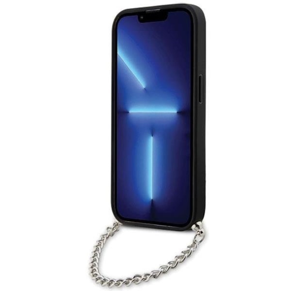 KARL LAGERFELD iPhone 14 Pro Max Mobilskal Monogram Chain Svart