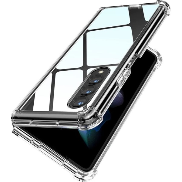 Galaxy Z Fold 4 Shell Iskunkestävä TPU - Läpinäkyvä