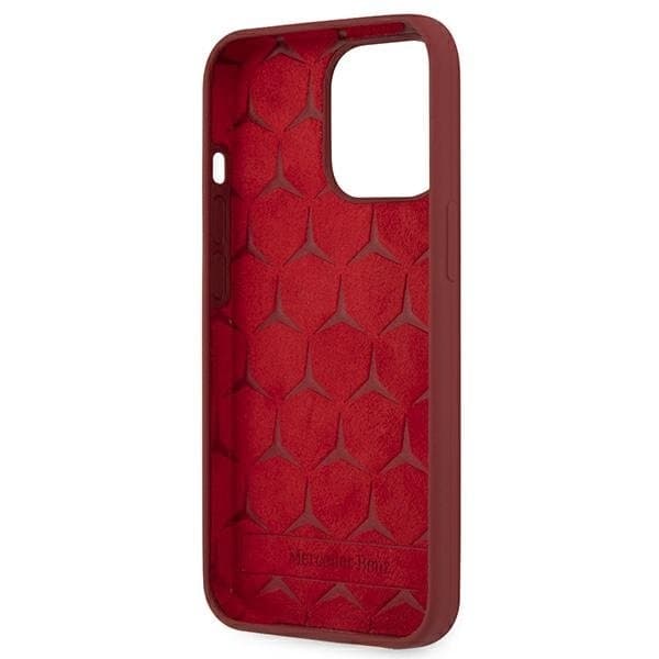 Mercedes Silicone Line Skal iPhone 13 Pro Max - Röd Röd