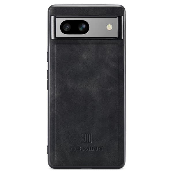 DG.MING Mobilskal till Google Pixel 8a Hybrid PU Läder + PC + TPU Svart