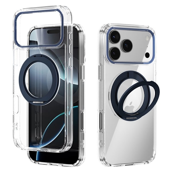 ABEEL Q-LUCK Mobilskal till iPhone 17 Pro Max Shockproof Blå