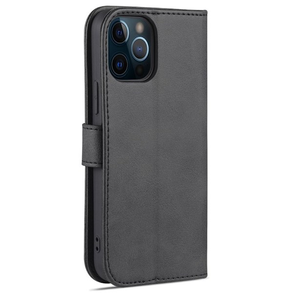 AZNS iPhone 13 mini Plånboksfodral i Konstläder - Svart