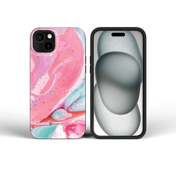 Forcell Mobilskal till iPhone 16 Plus MagSafe Mirage - Rosa Marble