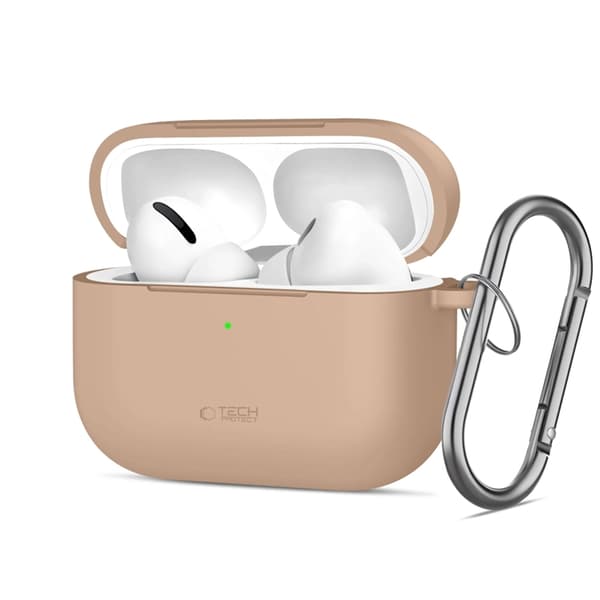 Tech-Protect Apple Airpods Pro 3 Taske Silikonekrog - Kaffelatte Rosa