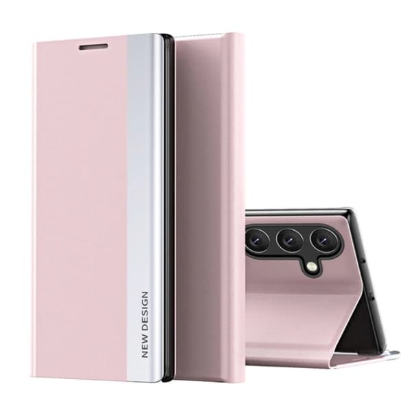 Galaxy S25 Etui Sleep Pro - Lyserød Rosa
