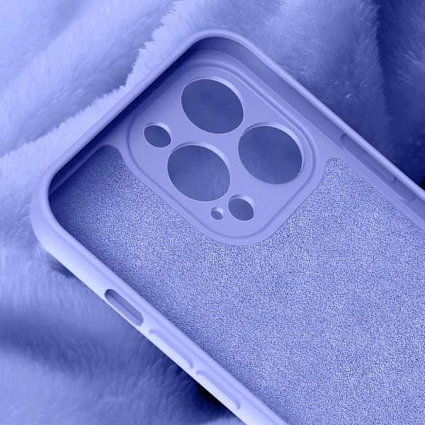 iPhone 14 Plus -kuori, silikoni - vaaleanpunainen Rosa