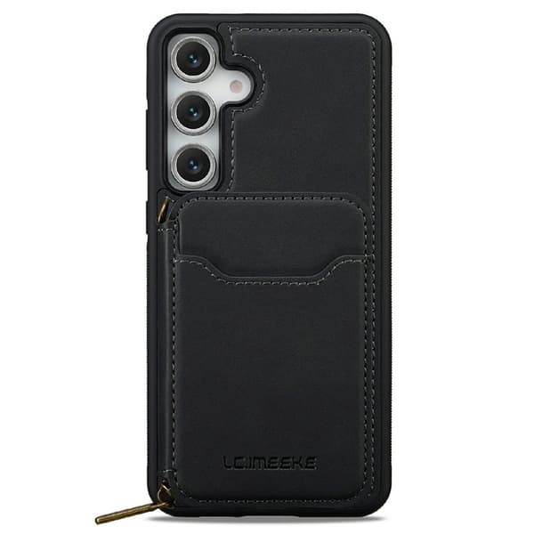 LC.IMEEKE Plånboksfodral för Samsung Galaxy S26 Magnetiskt PC + TPU - Svart
