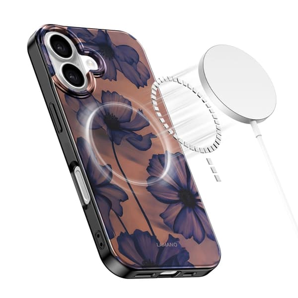 Tech-Protect telefonetui til iPhone 17 Magsafe Lamano - Velvet Night Lila