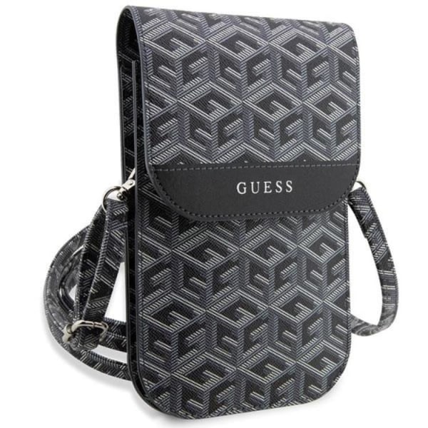 Guess Halsbandsfodral GCube Stripe - Musta