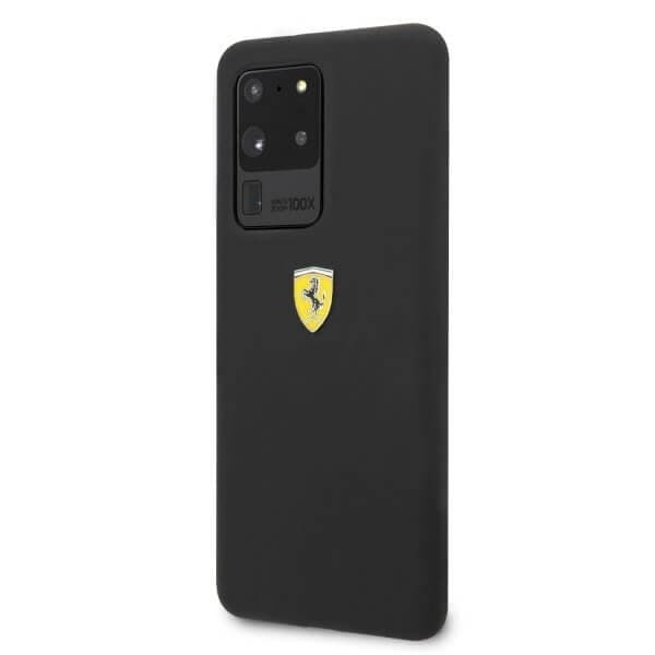 Ferrari Samsung Galaxy S20 Ultra G988 Cover Sort Silikone Black