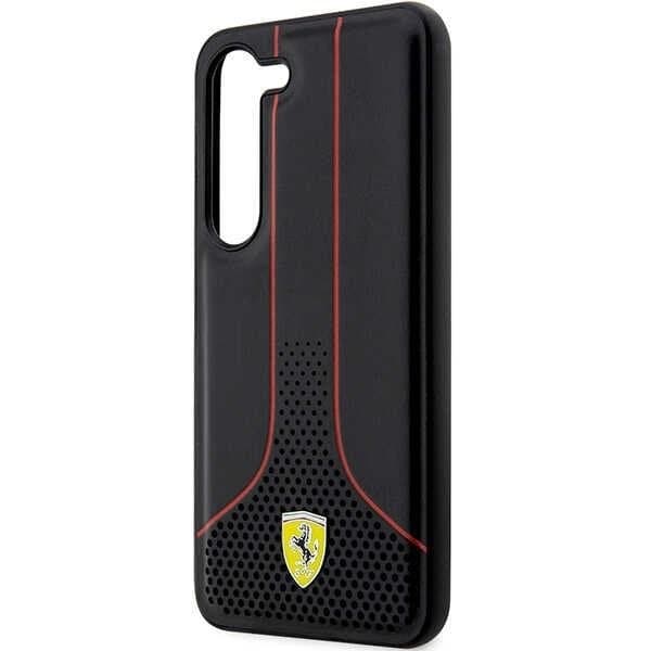 Ferrari Galaxy S23 Plus Skal Perforated 296 P - Sort Black