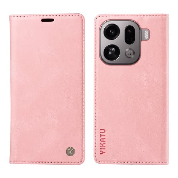YIKATU Oppo Find X9 Pro 5G Plånboksfodral Konstläder - Rosa