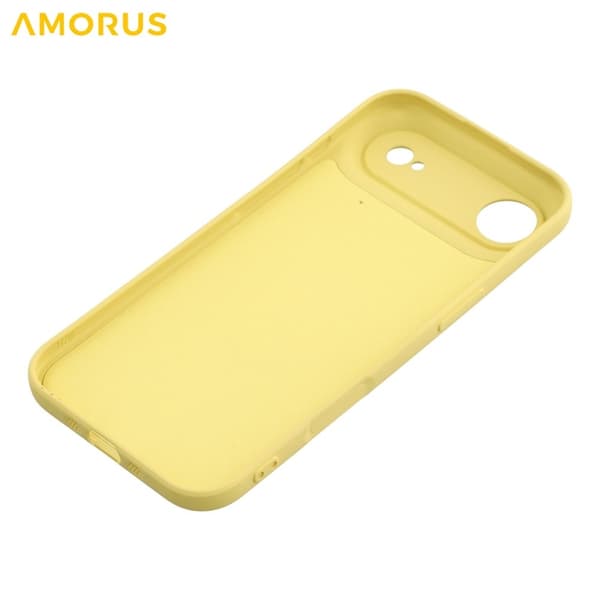 AMORUS Mobilskal till iPhone Air Precise Cutouts TPU Fiber - Gul Gul