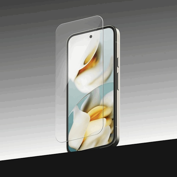 Ringke [2-Pack] Google Pixel 9a Härdat Glas Skärmskydd Easy Slide - Clear Transparent
