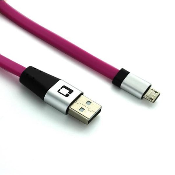 Covered Gear Micro-USB kabel 3 meter - Rosa Rosa