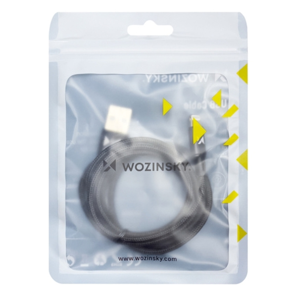 Wozinsky USB-A til Lightning kabel 1m - Sort Black