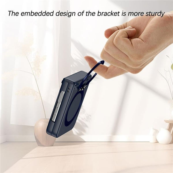 Mobilskal till Galaxy Z Flip 7 Magsafe Spring Hinge - Blå Blå