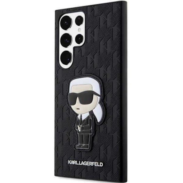 Karl Lagerfeld Galaxy S23 Ultra Case Saffiano Monogram Iconic -