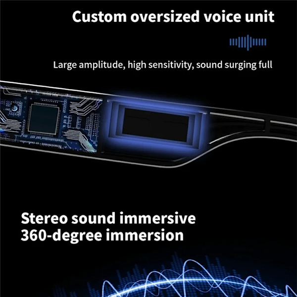 Smarta Glasögon Bluetooth E13-C - Anti-Blue-Ray lins