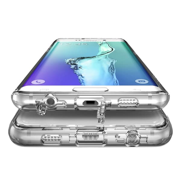 Ringke Fusion Shock Absorption Skal till Samsung Galaxy S6 Edge Plus - Grå grå
