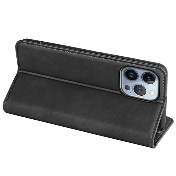 Folio iPhone 14 Pro Max Plånboksfodral  - Svart Svart