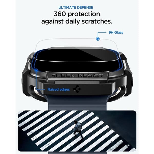 Spigen Skal för Apple Watch Ultra 1/2/3 (49mm) Rugged Armor