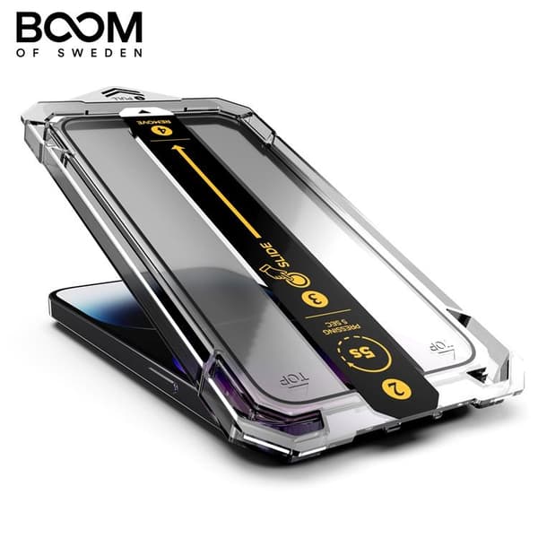 LIVSTIDSGARANTI - BOOM iPhone 12 Pro Max Härdat Glas Skärmskydd - 2 Pack Transparent