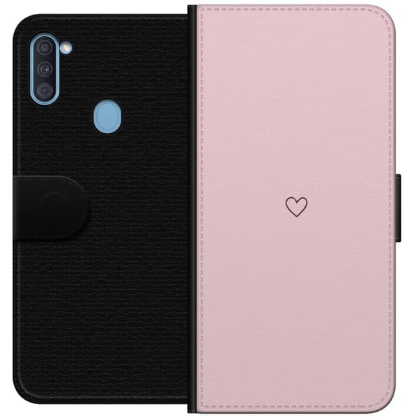 Plånboksfodral till Samsung Galaxy A11 med Litet Hjärta